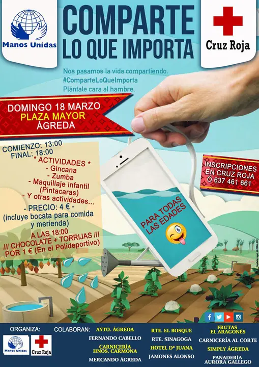 Comparte lo que importa en &Aacute;greda