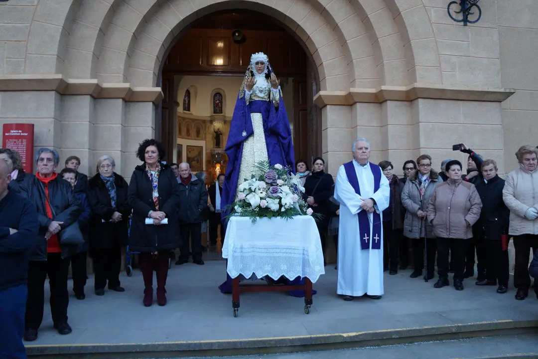 As&iacute; esperaba la Dolorosa