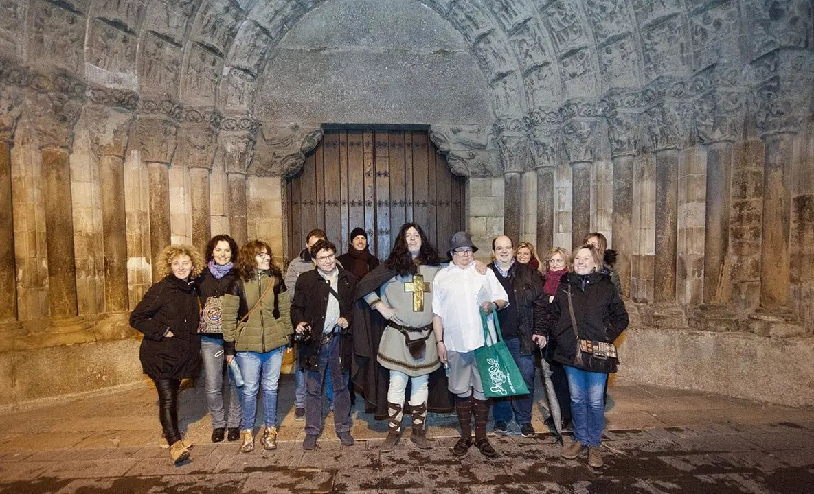 As&iacute; comenzaron las visitas teatralizadas por Tudela