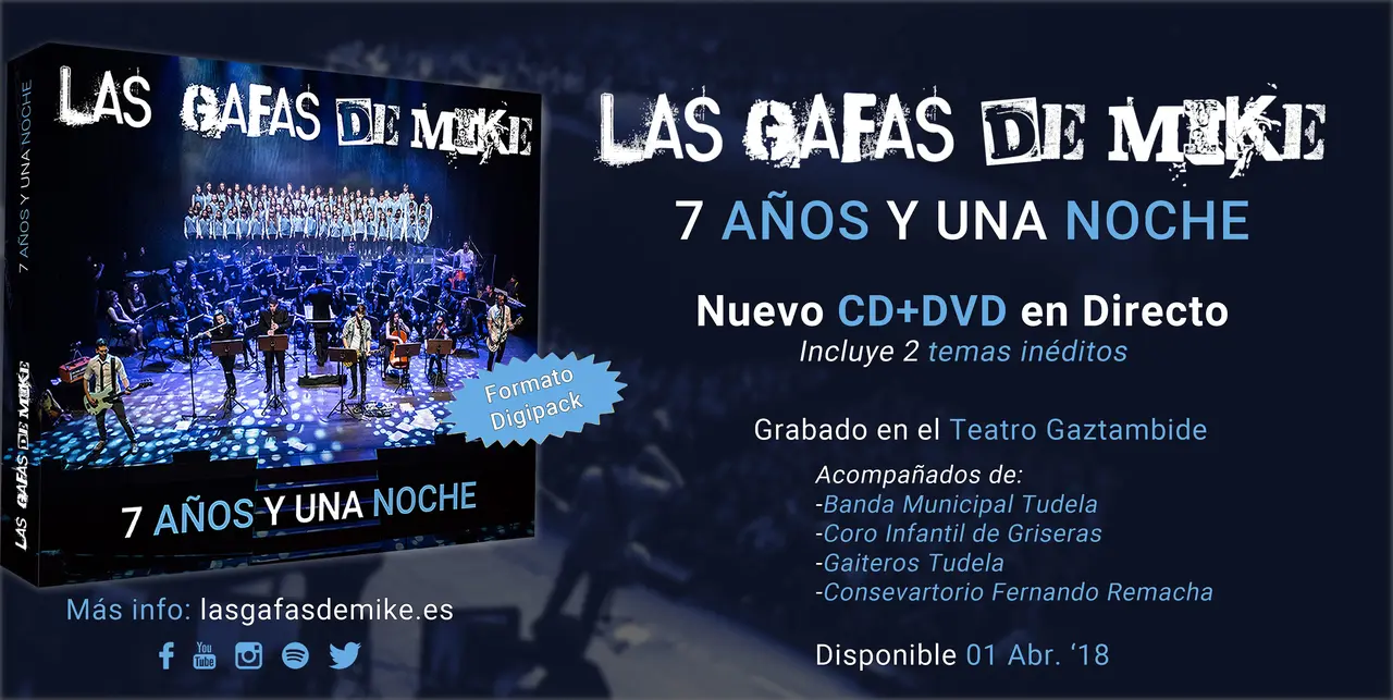Nuevo CD+DVD de las Gafas de Mike