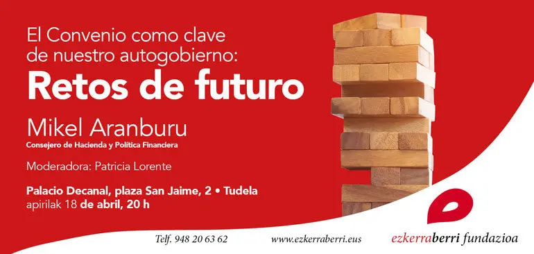 Charla en Tudela 'El Convenio como clave de nuestro autogobierno Retos de futuro'