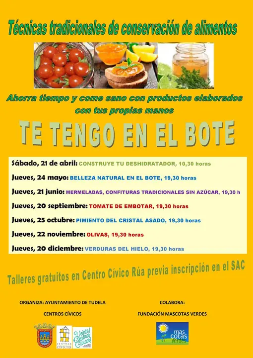 T&eacute;cnicas tradicionales de conservaci&oacute;n de alimentos en Tudela 'Te tengo en el bote'
