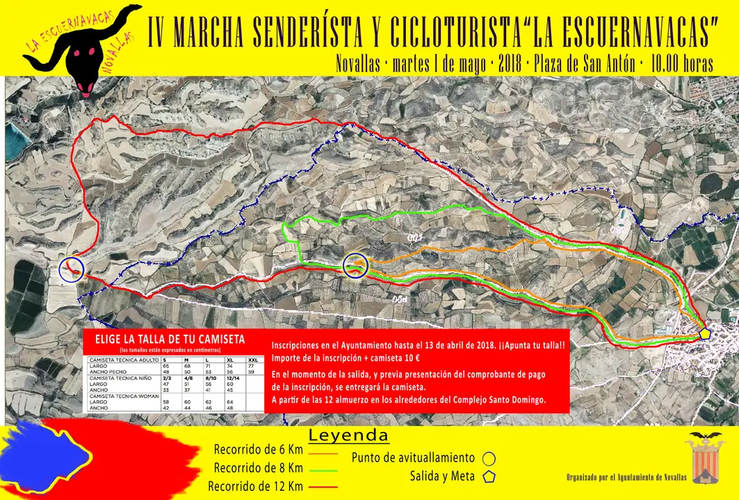 IV Marcha senderista y cicloturista en Novallas 'La Enscuernavacas'