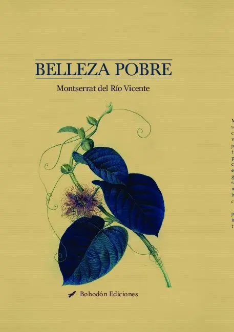Poemario 'Belleza Pobre' de Montserrat del R&iacute;o