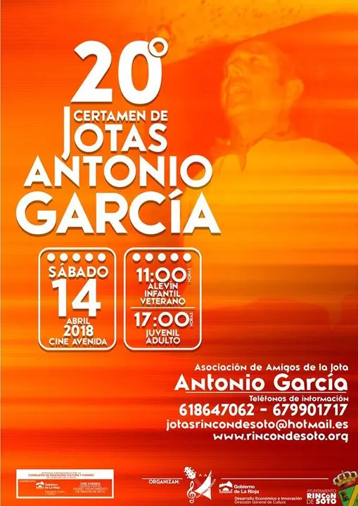 XX Certamen de jotas 'Antonio Garc&iacute;a' de Rinc&oacute;n de Soto