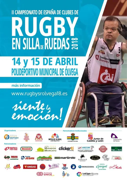 II Campeonato de Espa&ntilde;a de Clubes de Rugby en Silla de Ruedas en &Oacute;lvega