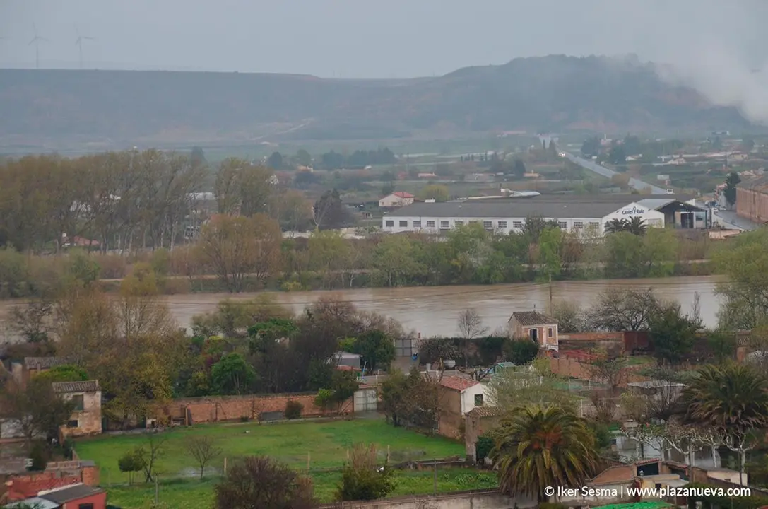 Crecida del Ebro (Tudela, 13-04-2018 a las 8'30 horas) - 2