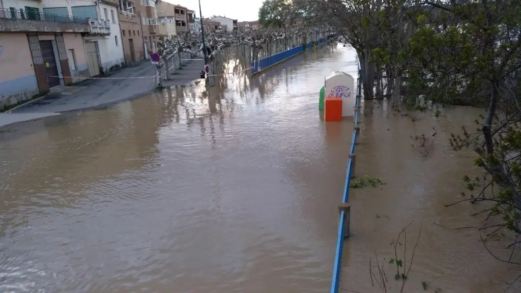 Crecida del Arga (Funes, 13-04-2018 a las 11 horas) - 2