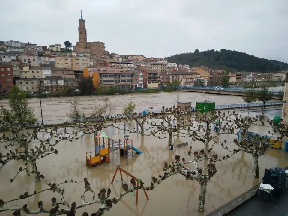 Crecida del Arga (Funes, 13-04-2018 a las 11 horas) - 3