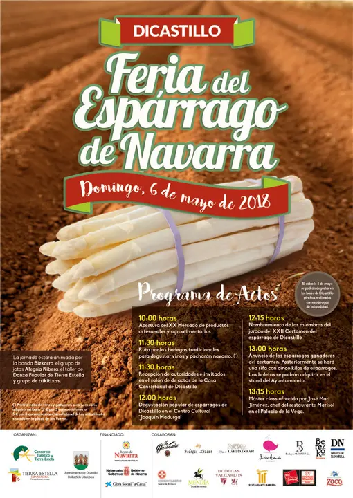 Feria del esp&aacute;rrago de Navarra en Dicastillo