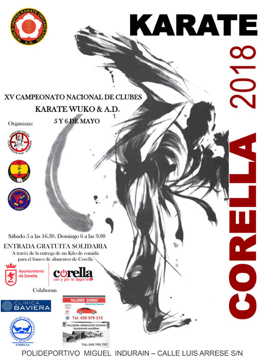 XV Campeonato nacional de clubes Karate Wuko & A.D. en Corella