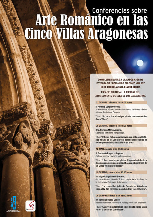 Conferencias en Ejea de los Caballeros sobre Arte Románico en las Cinco Villas Aragonesas