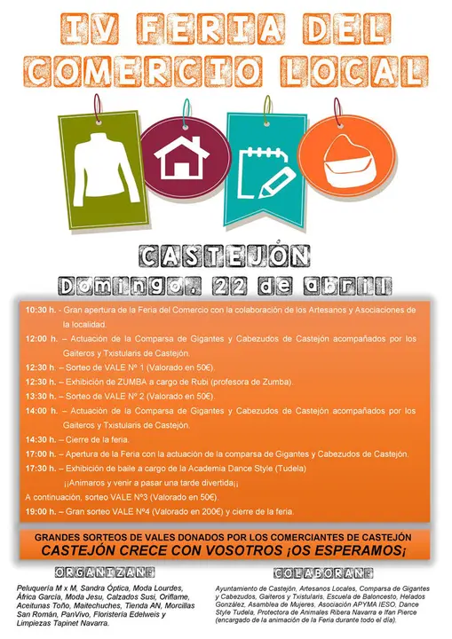 IV Feria en Castej&oacute;n del comercio local