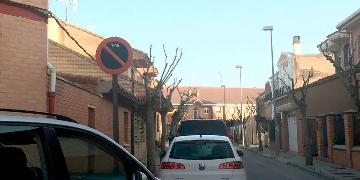Hasta la actualidad el aparcamiento de estas calles era quincenal
