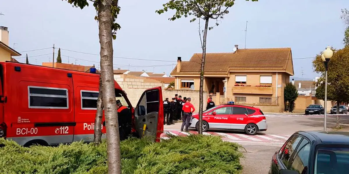 Actuaci&oacute;n de Polic&iacute;a Foral en Cintru&eacute;nigo