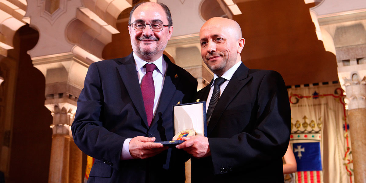 Luis Alegre recoge la Medalla al Mérito Cultural