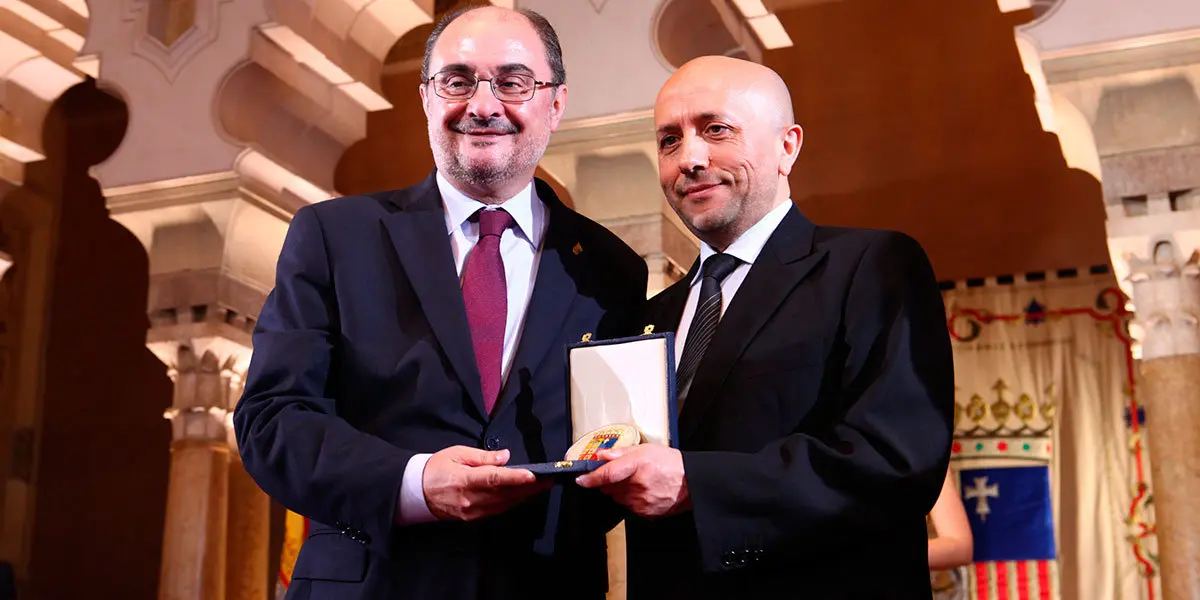 Luis Alegre recoge la Medalla al M&eacute;rito Cultural