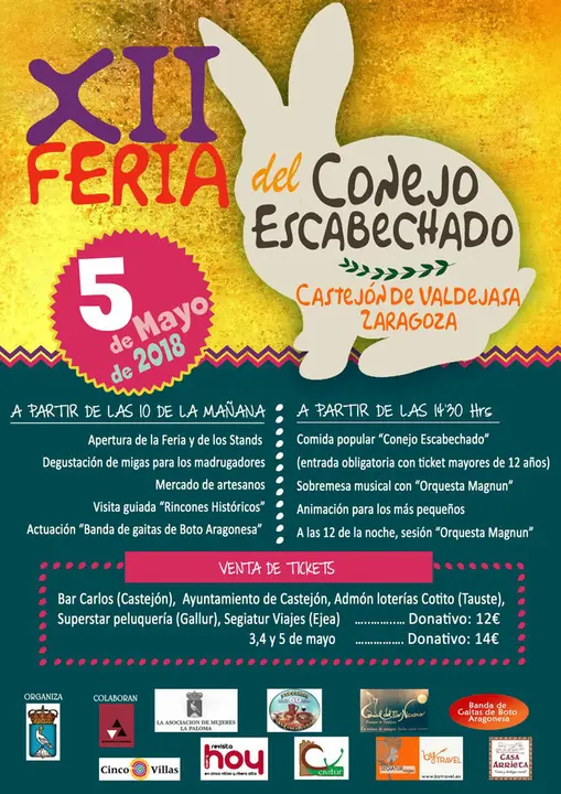 XII Feria del conejo escabechado en Castej&oacute;n de Valdejasa