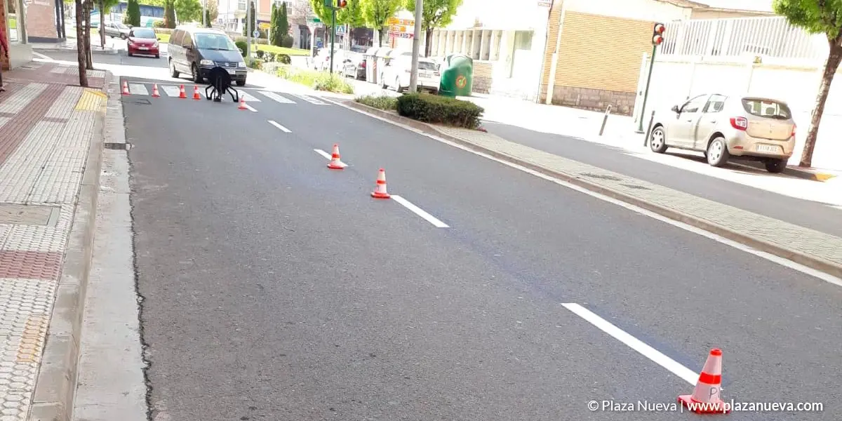 Esta ma&ntilde;ana han vuelto a pintar las l&iacute;neas