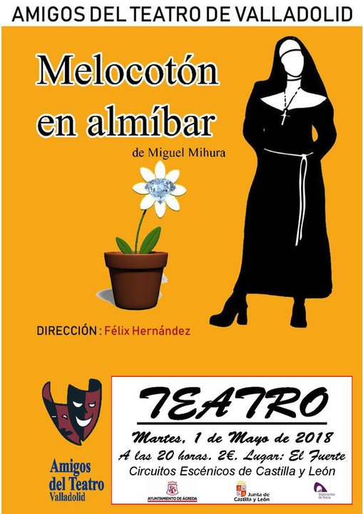 Teatro en Ágreda 'Melocotón en Almíbar' a cargo de los Amigos del Teatro de Valladolid