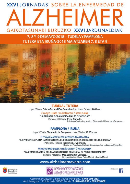 XXVI Jornadas sobre la enfermedad de Alzheimer en Tudela y Pamplona
