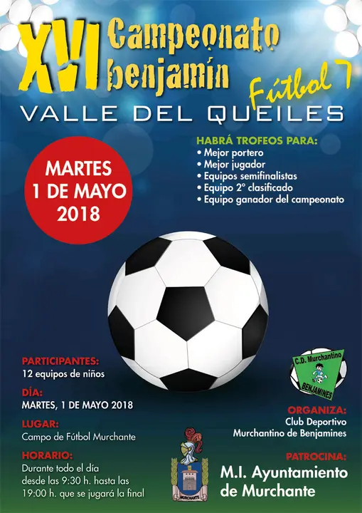 XVI Campeonato Benjam&iacute;n F&uacute;tbol 7 'Valle del Queiles' en Murchante