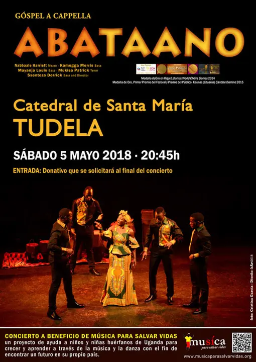 Concierto ben&eacute;fico de gospel en Tudela 'Aba Taano'