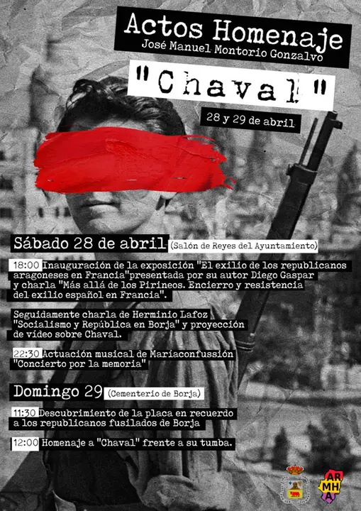 Homenaje en Borja a Jos&eacute; Manuel Montorio 'Chaval'