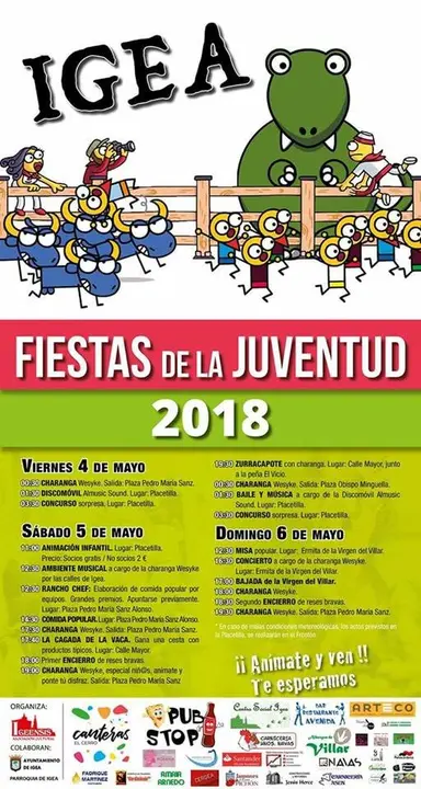 Fiestas de la juventud 2018 en Igea
