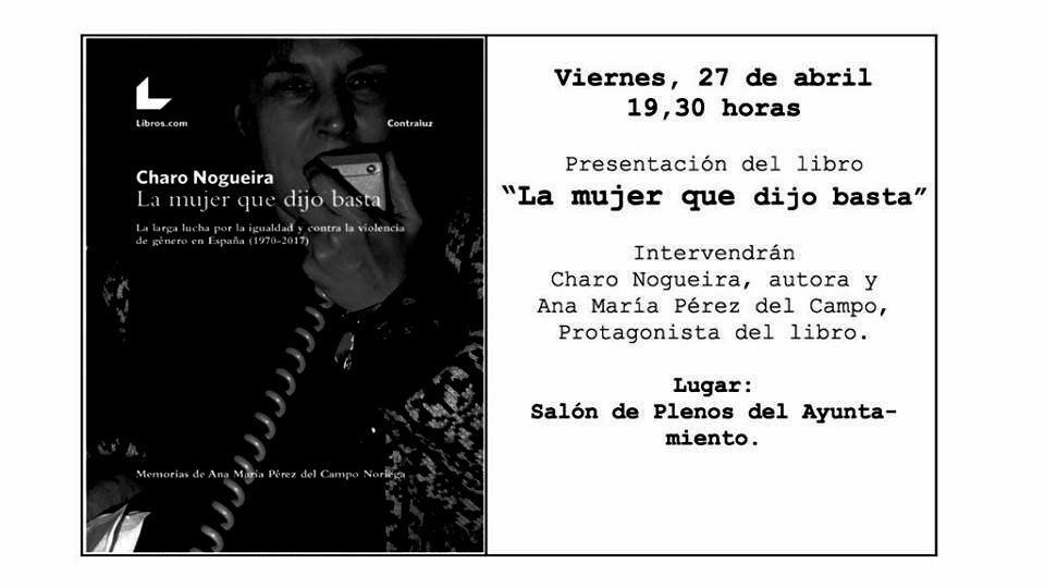 Presentación en Alfaro del libro 'La mujer que dijo basta' de Charo Nogueira
