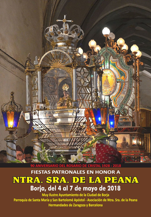 Fiestas patronales en honor a Nuestra Señora de la Peana en Borja