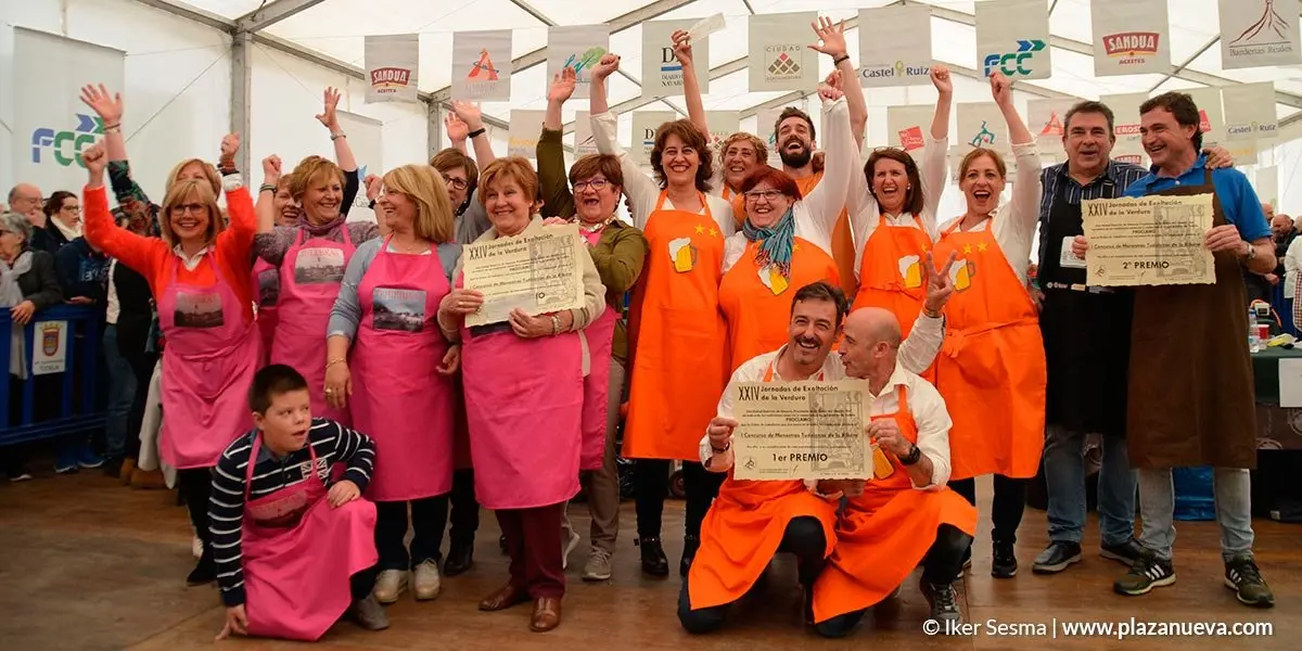 Los premiados de este primer concurso de menestras de la Ribera