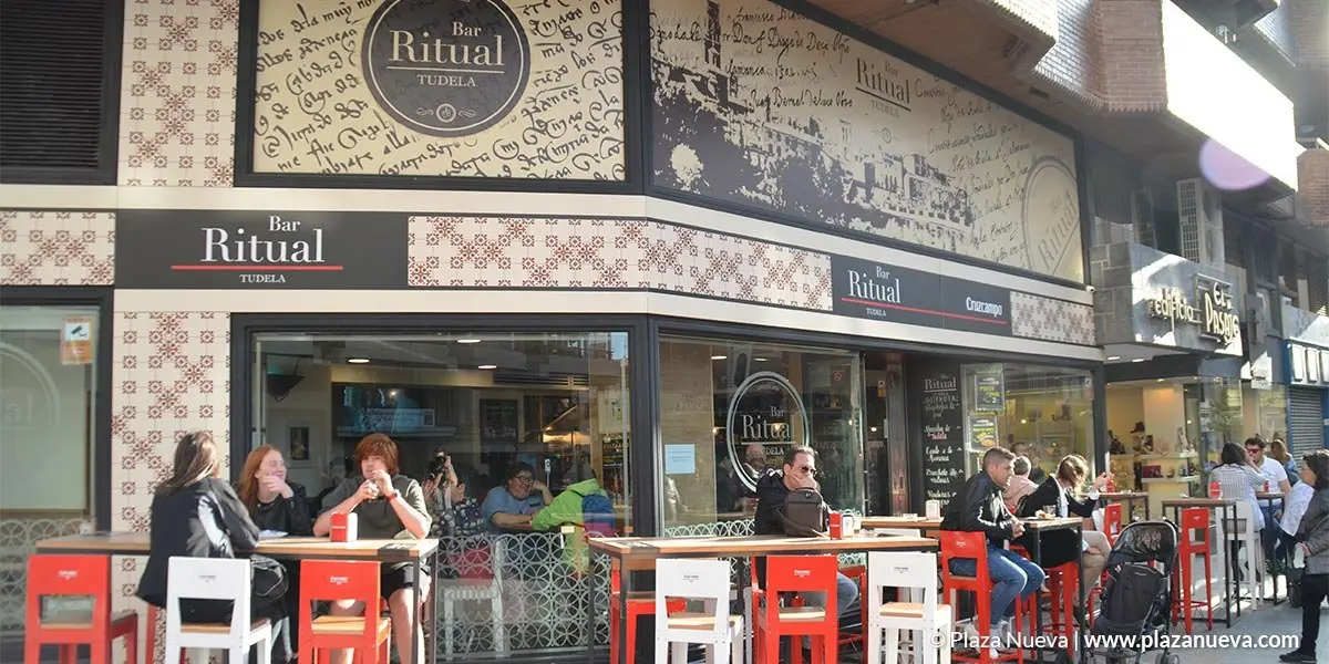 El Bar Ritual, desde la calle Gaztambide-Carrera