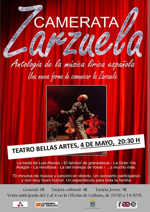 Zarzuela en Tarazona, antolog&iacute;a de la m&uacute;sica l&iacute;rica espa&ntilde;ola