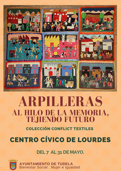 Exposición en Tudela 'Arpilleras, a hilo de la memoria, tejiendo futuro'