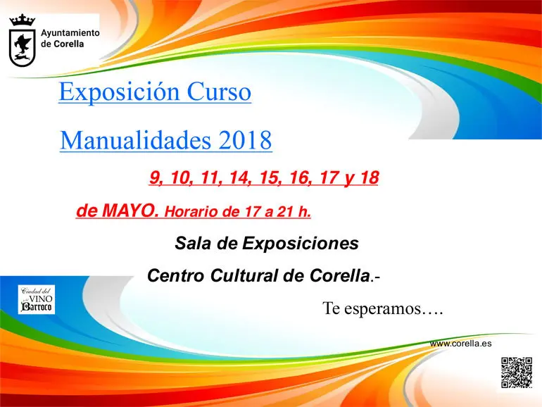Exposici&oacute;n en Corella de trabajos del Curso de manualidades