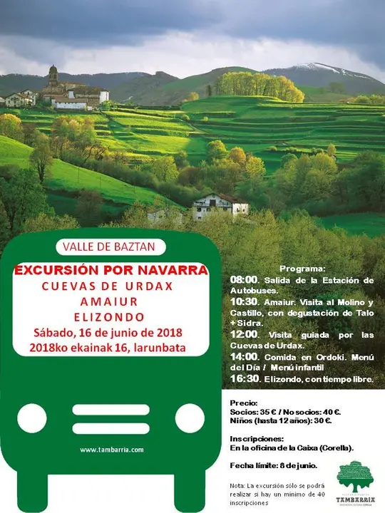Excursi&oacute;n desde Corella al Valle del Bazt&aacute;n