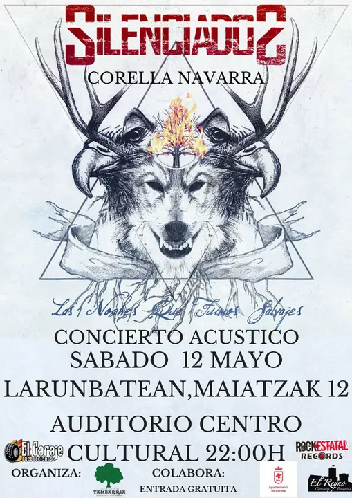 Concierto ac&uacute;stico en Corella de Silenciados