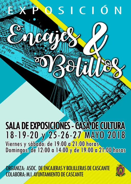 Exposici&oacute;n en Cascante de encajes y bolillos
