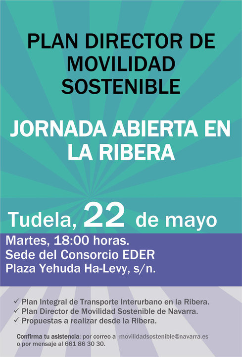 Jornada abierta en Tudela 'Plan director de movilidad sostenible'