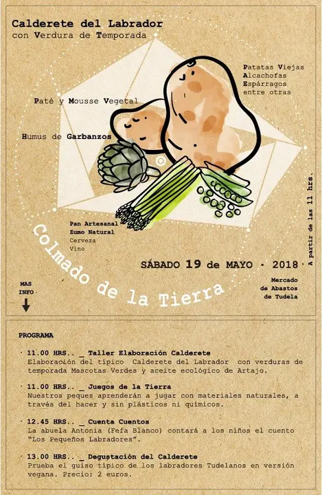 Colmado de la Tierra en Tudela calderete del labrador con verdura de temporada
