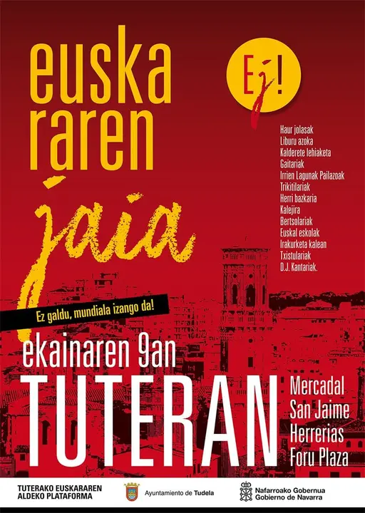 Euskararen Jaia en Tudela