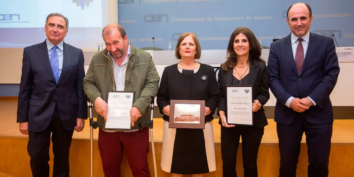 Foto de los galardonados