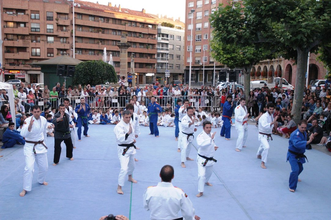 Exhibición de judo en Calahorra