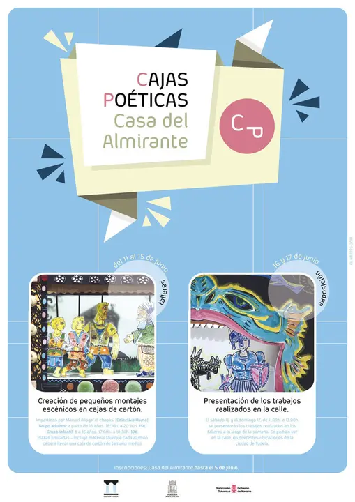 Talleres y exposici&oacute;n en Tudela 'Cajas Po&eacute;ticas'