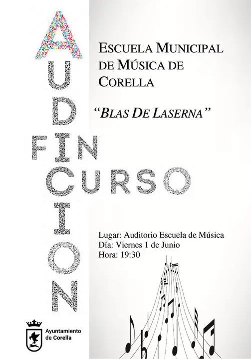 Audici&oacute;n fin de curso de la Escuela municipal de m&uacute;sica de Corella 'Blas de Laserna'