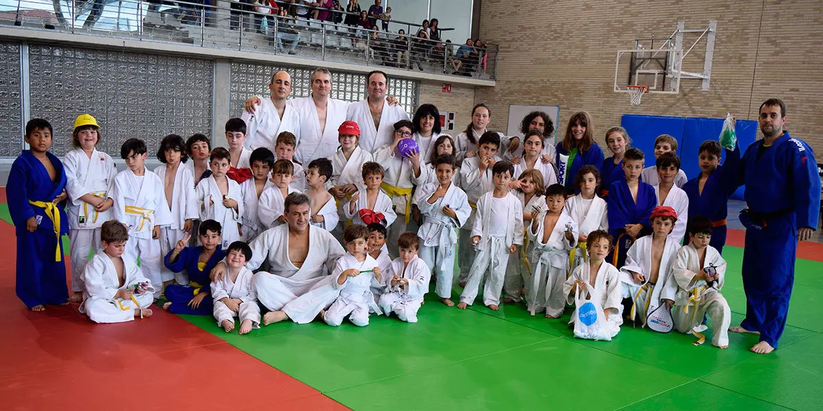 Los j&oacute;venes judokas del Shogun se lo pasaron en grande