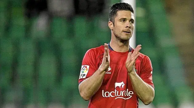 Kike Sola en su paso por Osasuna