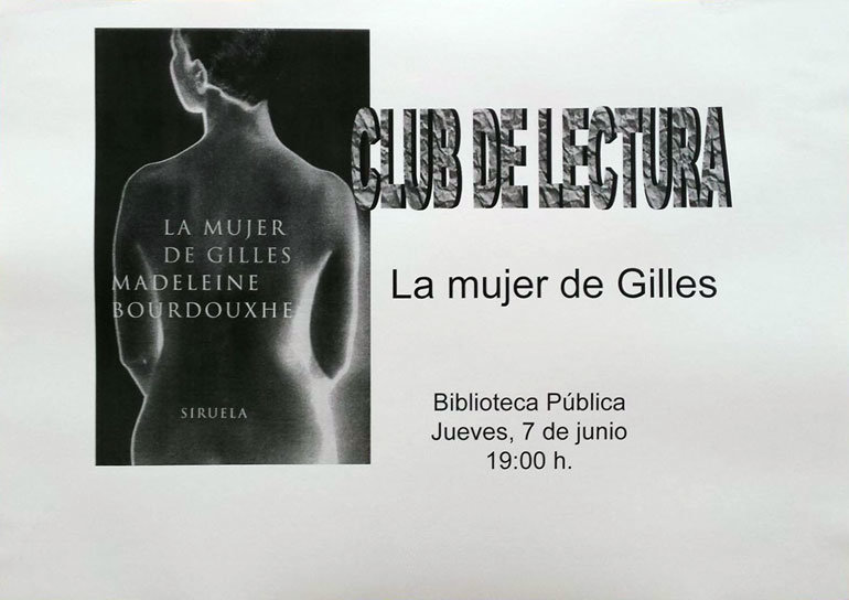 Club de lectura en Villafranca La mujer de Gilles