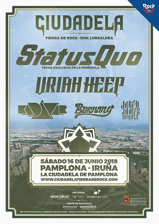 Ciudadela Tierra de Rock en Pamplona
